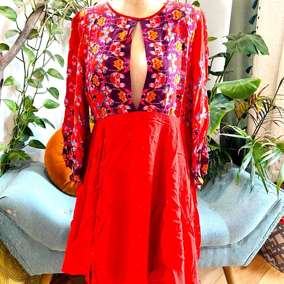 Boho Dress Urban Outfitters Ecote - Picture 3 of 5